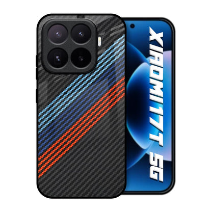 Carbon Inspired Xiaomi 17T 5G Glass Back Cover Online