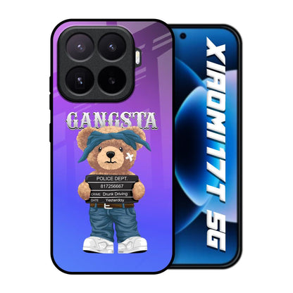 Gangsta Bear Xiaomi 17T 5G Glass Back Cover Online