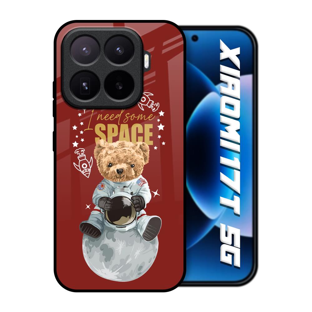 Astronaut Bear Xiaomi 17T 5G Glass Back Cover Online