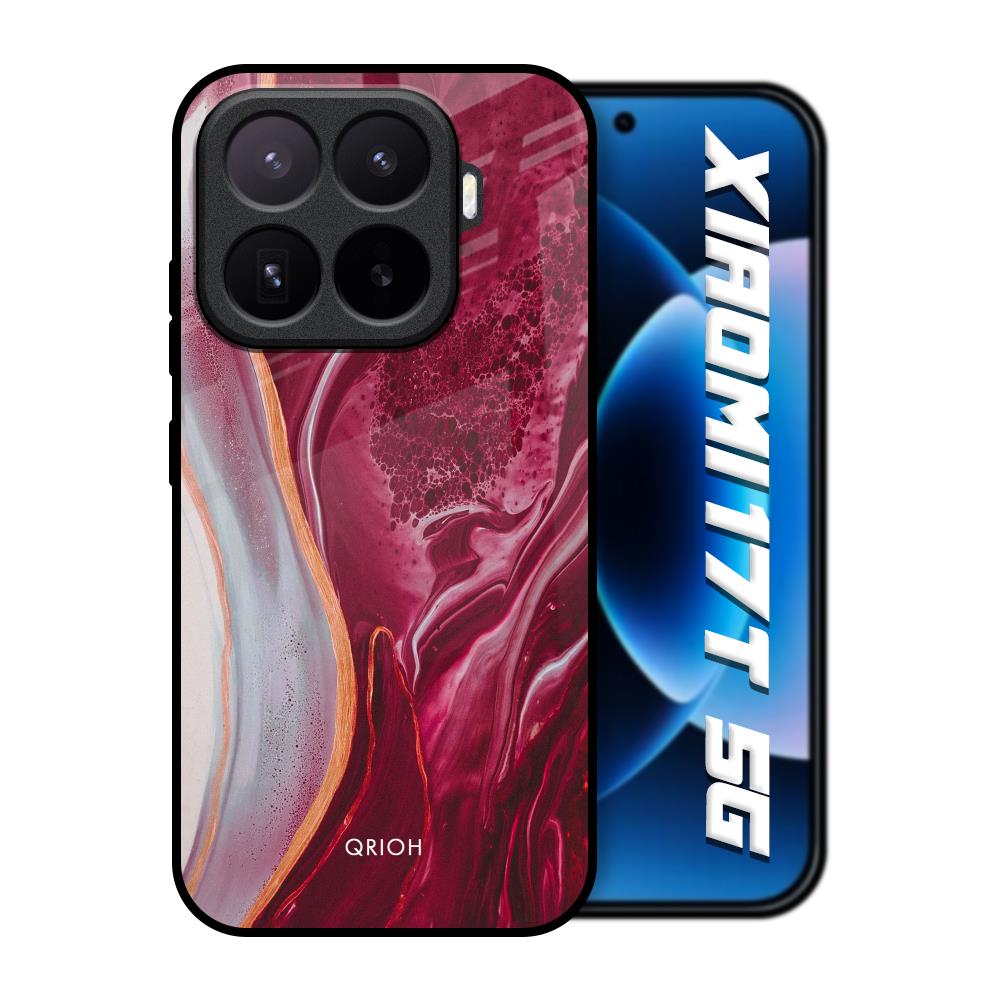 Crimson Ruby Xiaomi 17T 5G Glass Back Cover Online