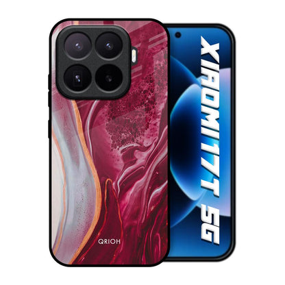 Crimson Ruby Xiaomi 17T 5G Glass Back Cover Online
