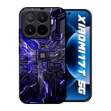 Techno Color Pattern Xiaomi 17T 5G Glass Back Cover Online