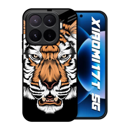 Angry Tiger Xiaomi 17T 5G Glass Back Cover Online