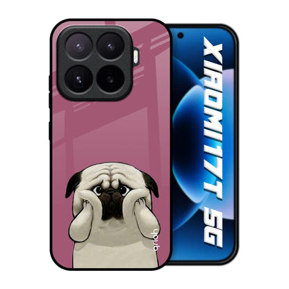 Funny Pug Face Xiaomi 17T 5G Glass Back Cover Online