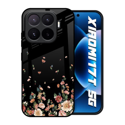 Floating Floral Print Xiaomi 17T 5G Glass Back Cover Online