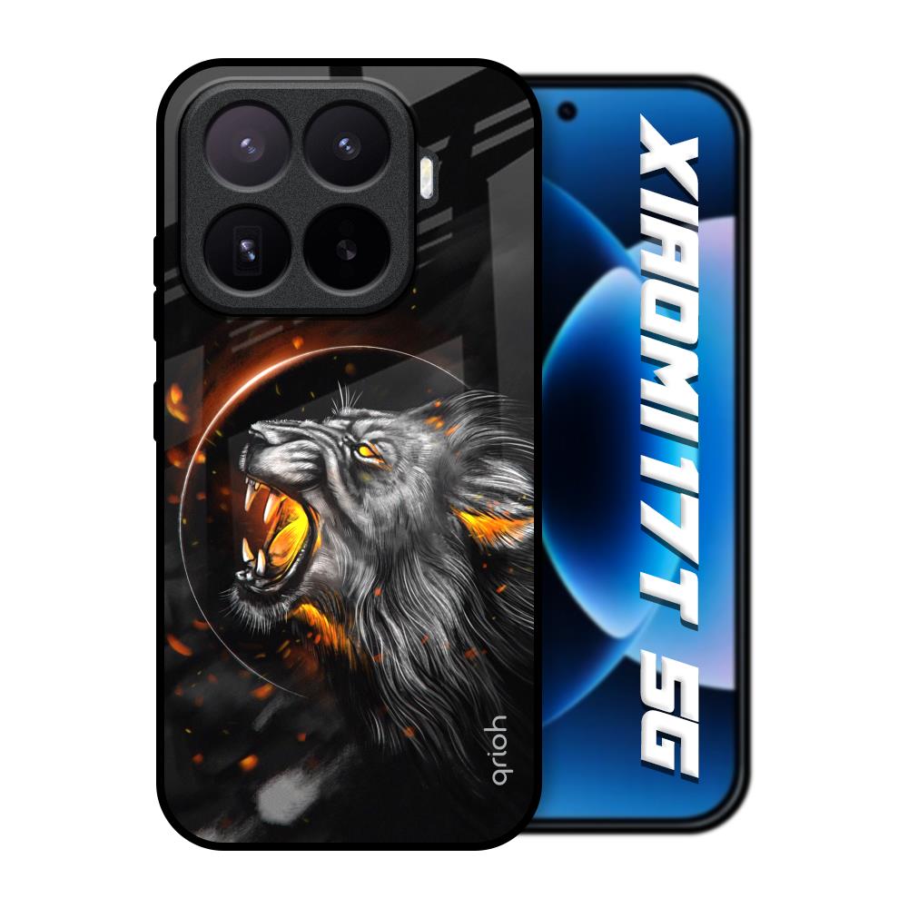 Aggressive Lion Xiaomi 17T 5G Glass Back Cover Online