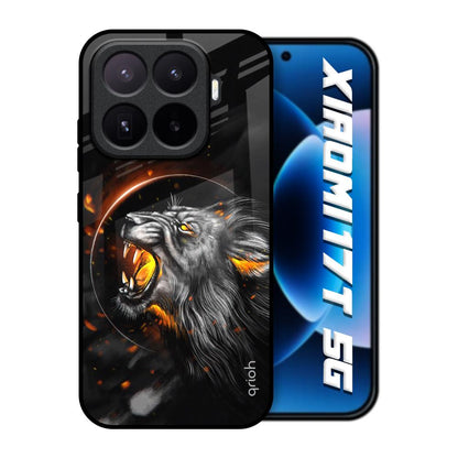 Aggressive Lion Xiaomi 17T 5G Glass Back Cover Online
