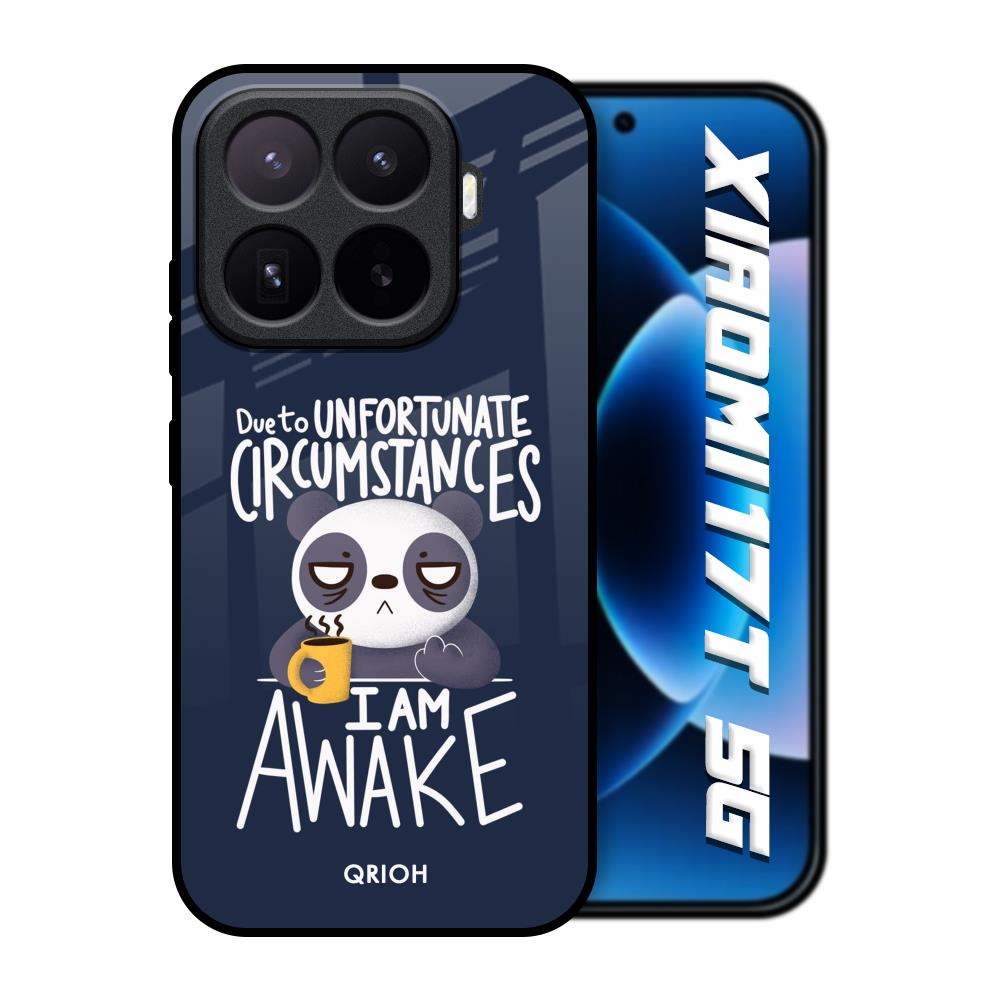 Struggling Panda Xiaomi 17T 5G Glass Back Cover Online