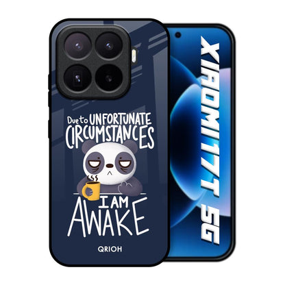 Struggling Panda Xiaomi 17T 5G Glass Back Cover Online