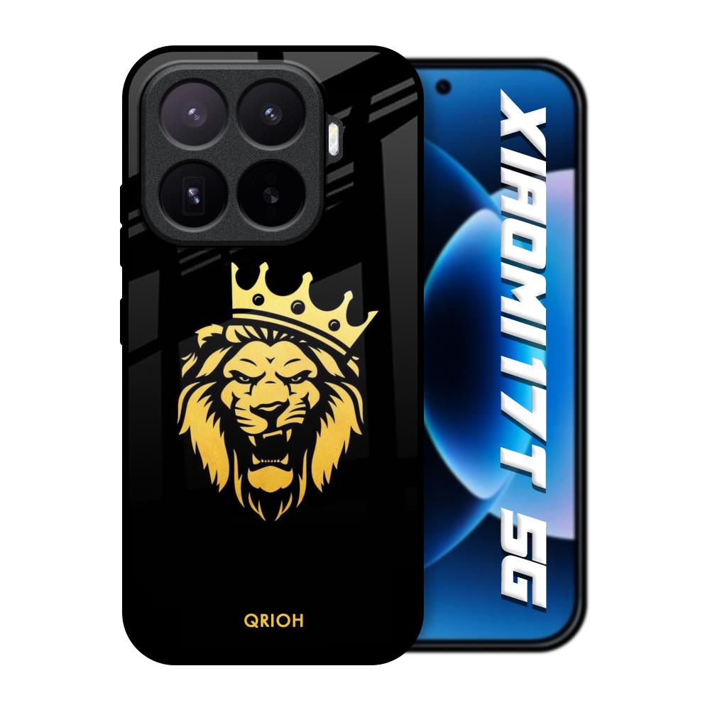 Lion The King Xiaomi 17T 5G Glass Back Cover Online
