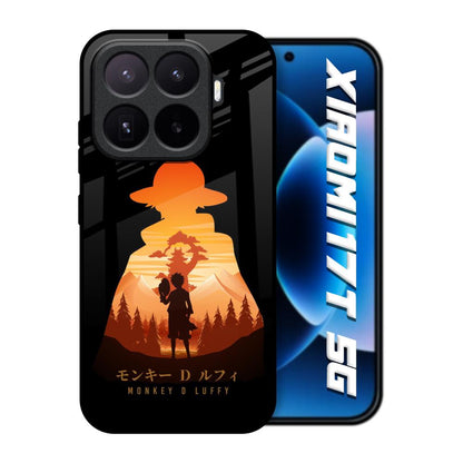 Luffy One Piece Xiaomi 17T 5G Glass Back Cover Online