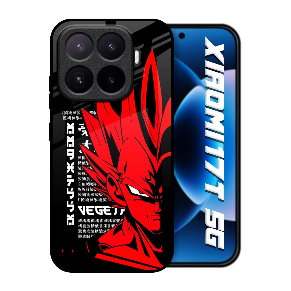 Red Vegeta Xiaomi 17T 5G Glass Back Cover Online