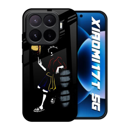 Luffy Line Art Xiaomi 17T 5G Glass Back Cover Online