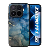 Blue Cool Marble Xiaomi 17T 5G Glass Back Cover Online