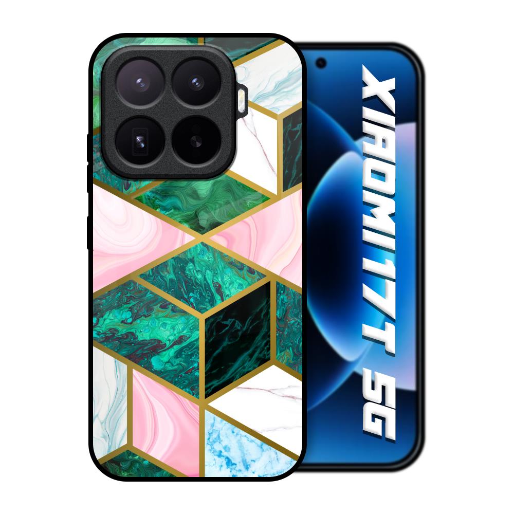 Seamless Green Marble Xiaomi 17T 5G Glass Back Cover Online