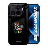 Go Your Own Way Xiaomi 17T 5G Glass Back Cover Online