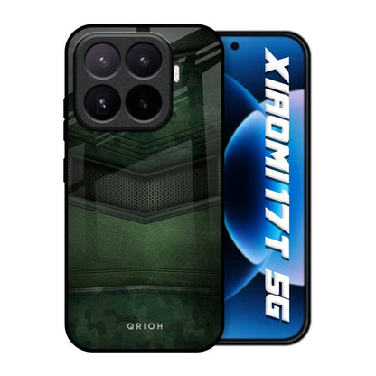 Green Leather Xiaomi 17T 5G Glass Back Cover Online