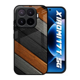 Tri Color Wood Xiaomi 17T 5G Glass Back Cover Online