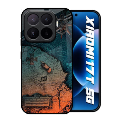 Geographical Map Xiaomi 17T 5G Glass Back Cover Online