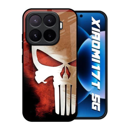 Red Skull Xiaomi 17T 5G Glass Back Cover Online