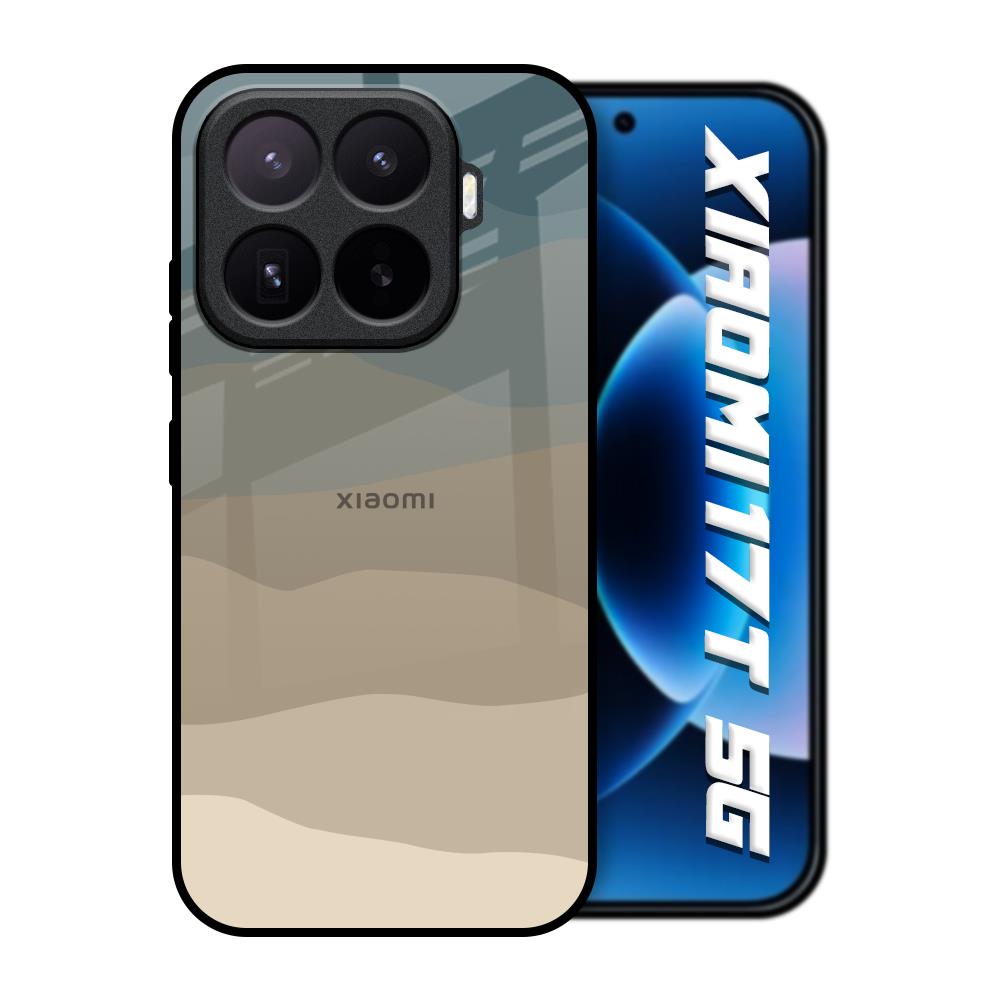 Abstract Mountain Pattern Xiaomi 17T 5G Glass Back Cover Online