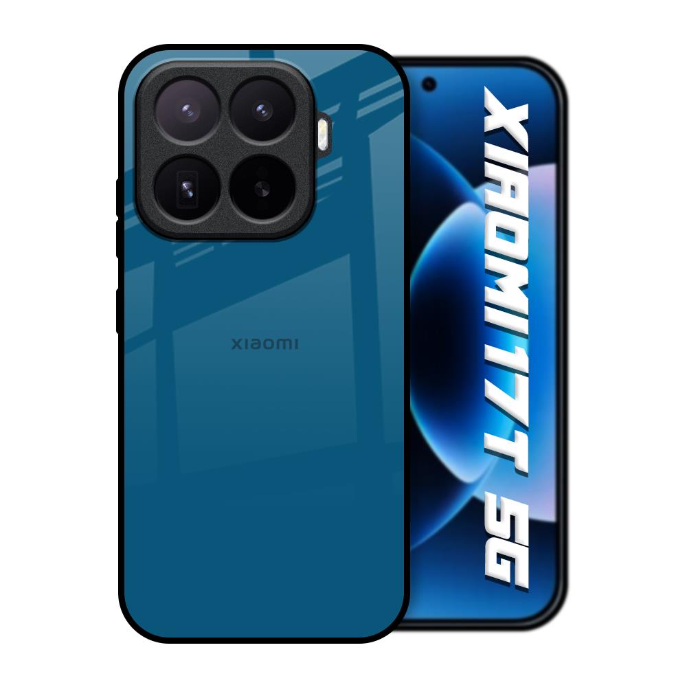 Cobalt Blue Xiaomi 17T 5G Glass Back Cover Online