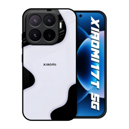 Wheat Cream Wavy Xiaomi 17T 5G Glass Back Cover Online