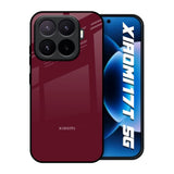Classic Burgundy Xiaomi 17T 5G Glass Back Cover Online