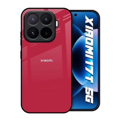 Solo Maroon Xiaomi 17T 5G Glass Back Cover Online