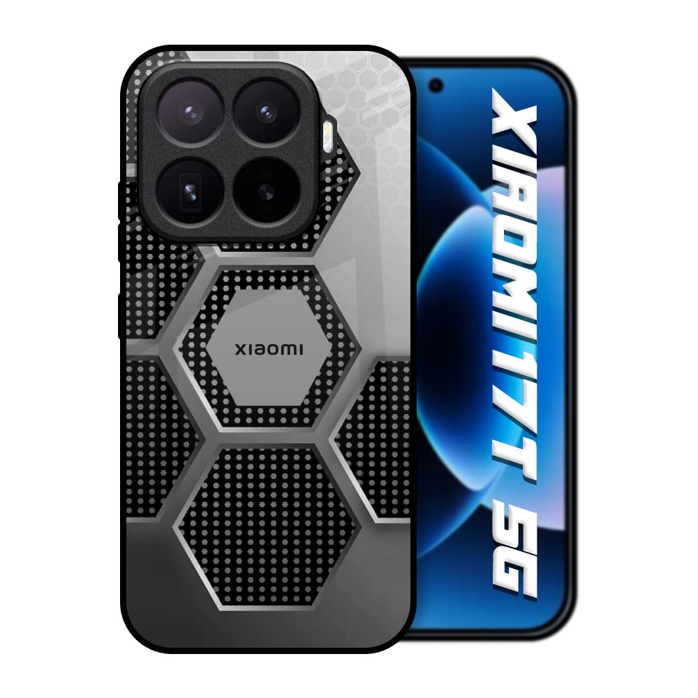 Hexagon Style Xiaomi 17T 5G Glass Back Cover Online