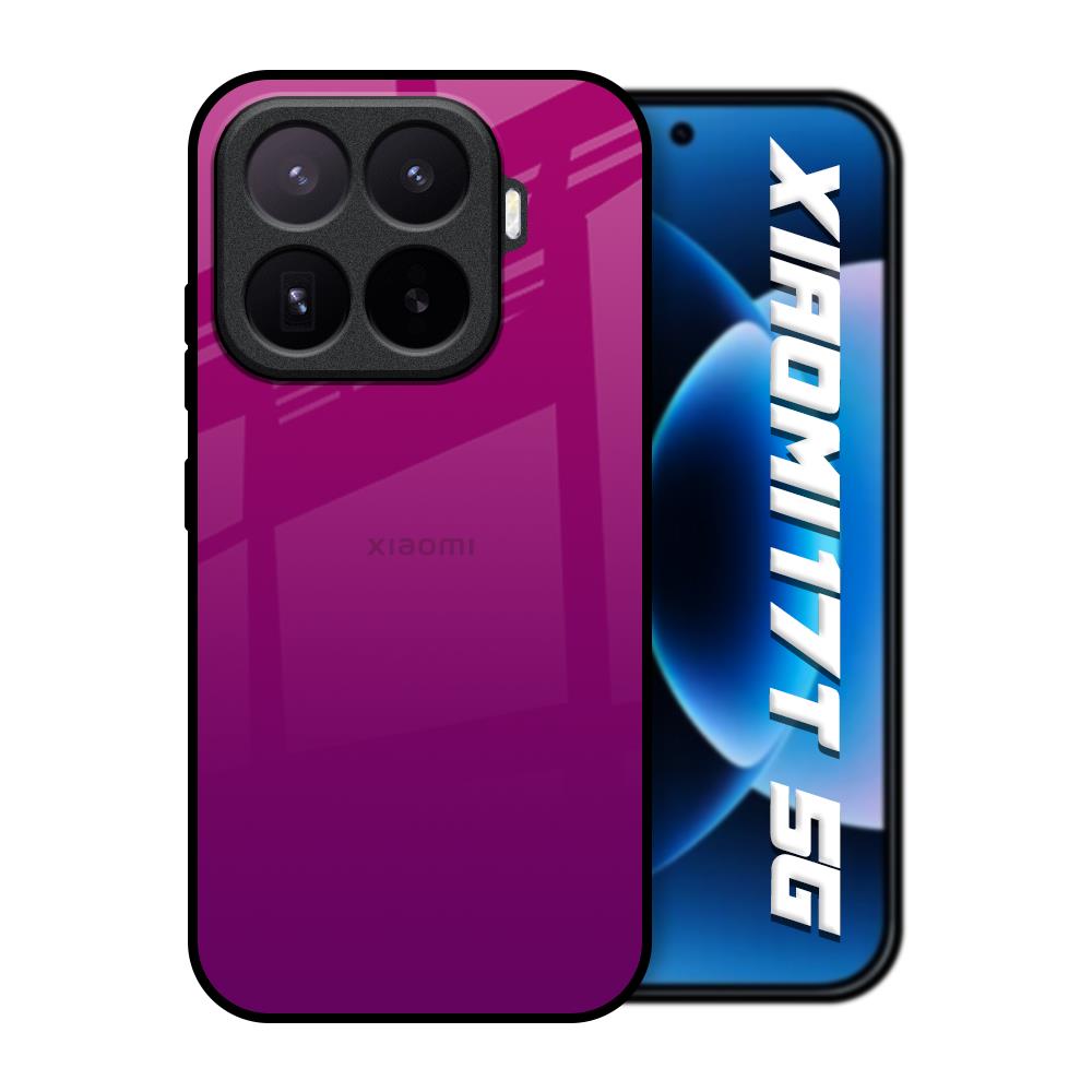 Magenta Gradient Xiaomi 17T 5G Glass Back Cover Online