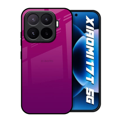 Magenta Gradient Xiaomi 17T 5G Glass Back Cover Online