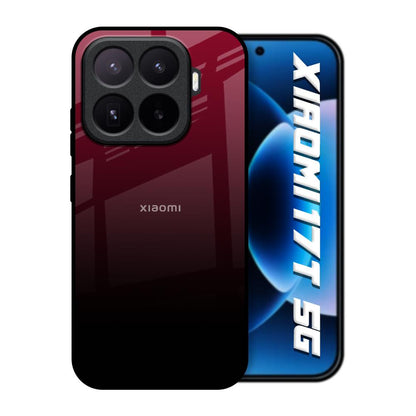 Wine Red Xiaomi 17T 5G Glass Back Cover Online