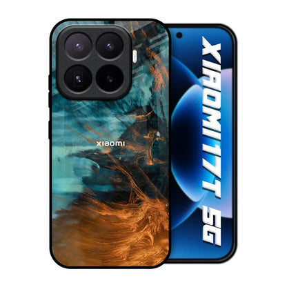 Golden Splash Xiaomi 17T 5G Glass Back Cover Online