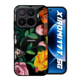 Flowers & Butterfly Xiaomi 17T 5G Glass Back Cover Online