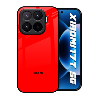 Blood Red Xiaomi 17T 5G Glass Back Cover Online