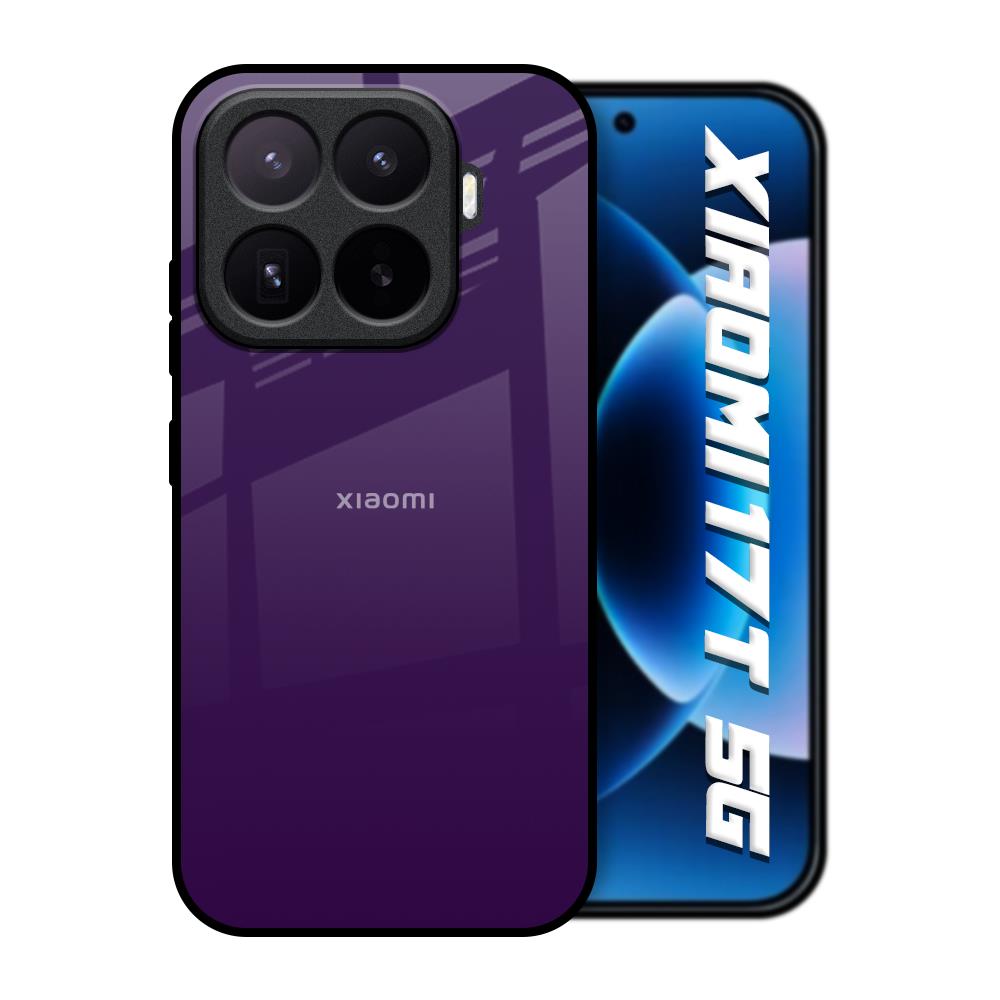 Dark Purple Xiaomi 17T 5G Glass Back Cover Online