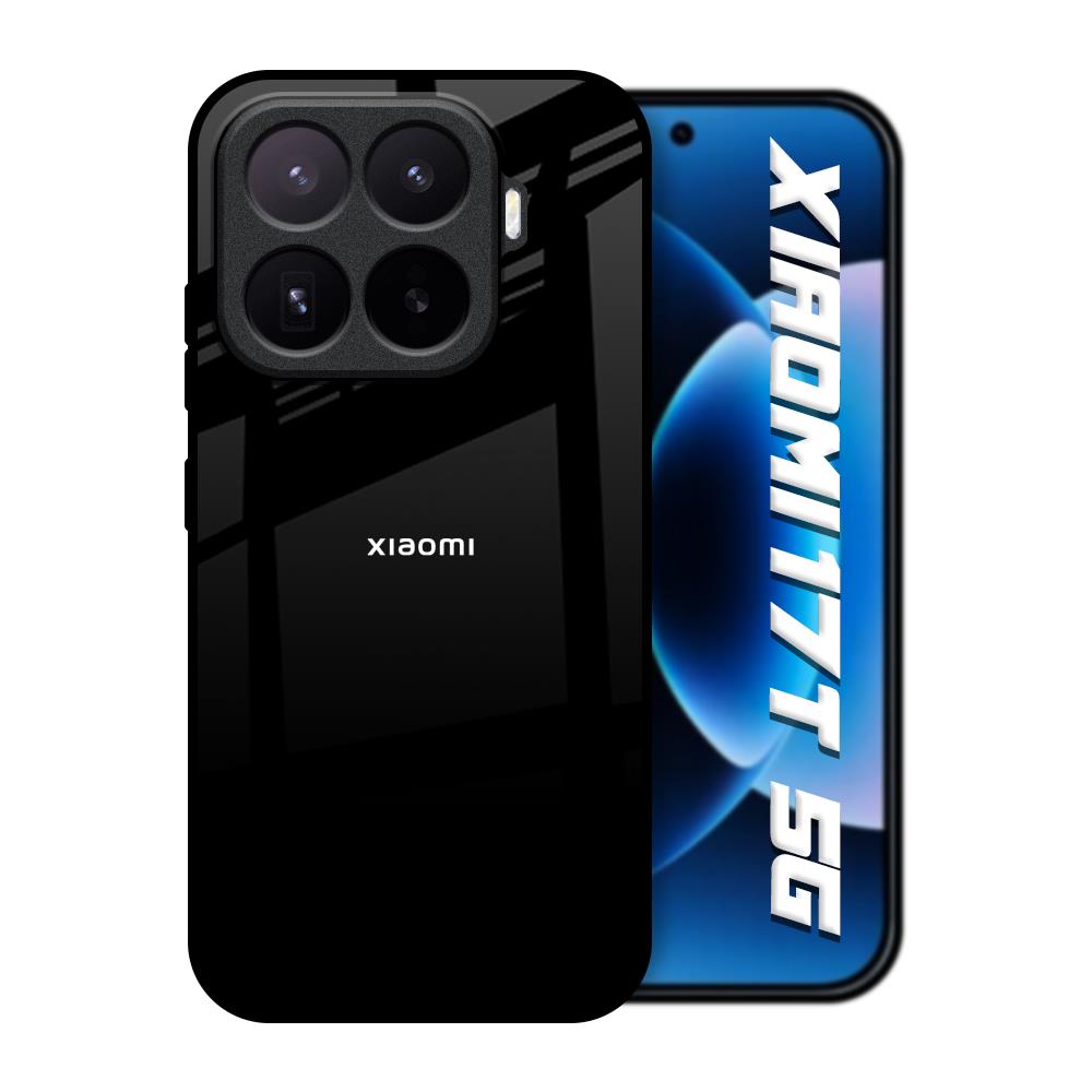 Jet Black Xiaomi 17T 5G Glass Back Cover Online