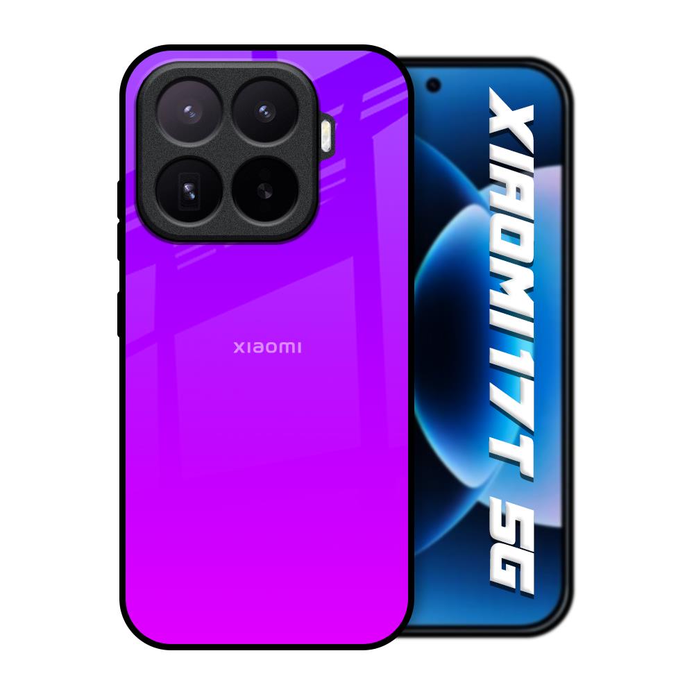 Purple Pink Xiaomi 17T 5G Glass Back Cover Online