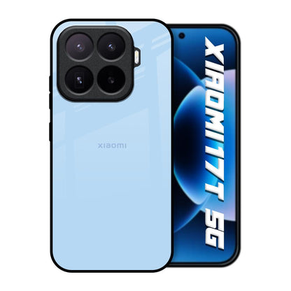 Pastel Sky Blue Xiaomi 17T 5G Glass Back Cover Online