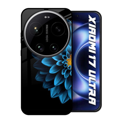 Half Blue Flower Xiaomi 17 Ultra 5G Glass Back Cover Online
