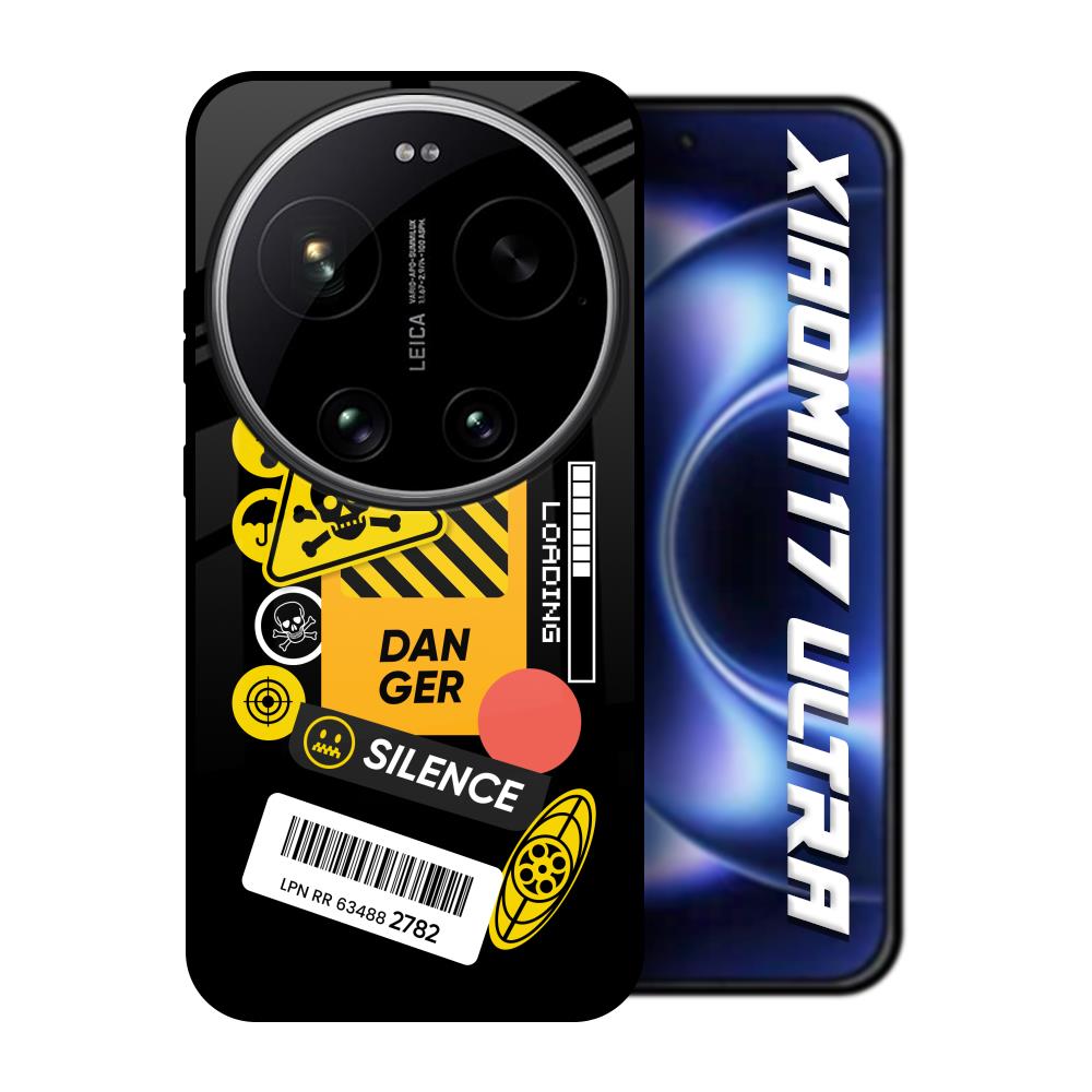 Danger Signs Xiaomi 17 Ultra 5G Glass Back Cover Online
