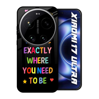 Magical Words Xiaomi 17 Ultra 5G Glass Back Cover Online