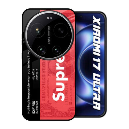 Supreme Ticket Xiaomi 17 Ultra 5G Glass Back Cover Online