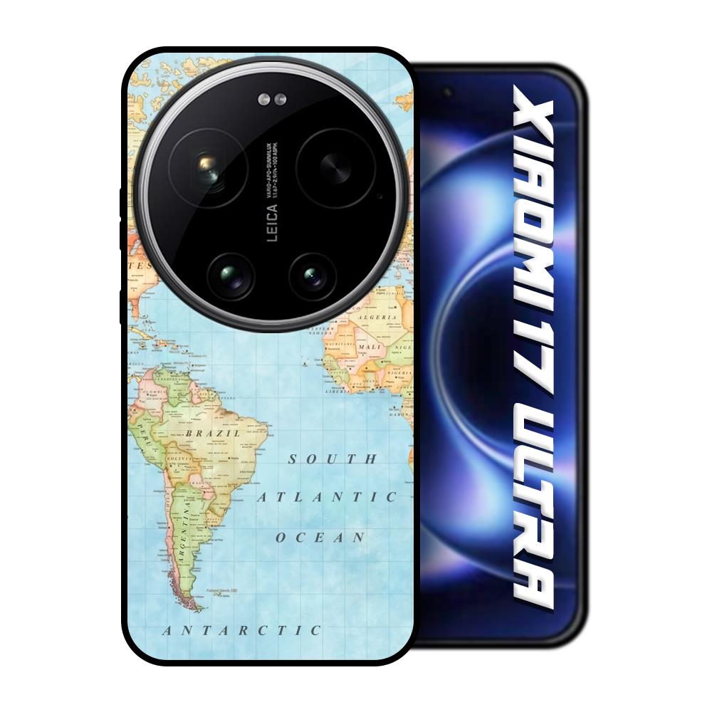 Travel Map Xiaomi 17 Ultra 5G Glass Back Cover Online