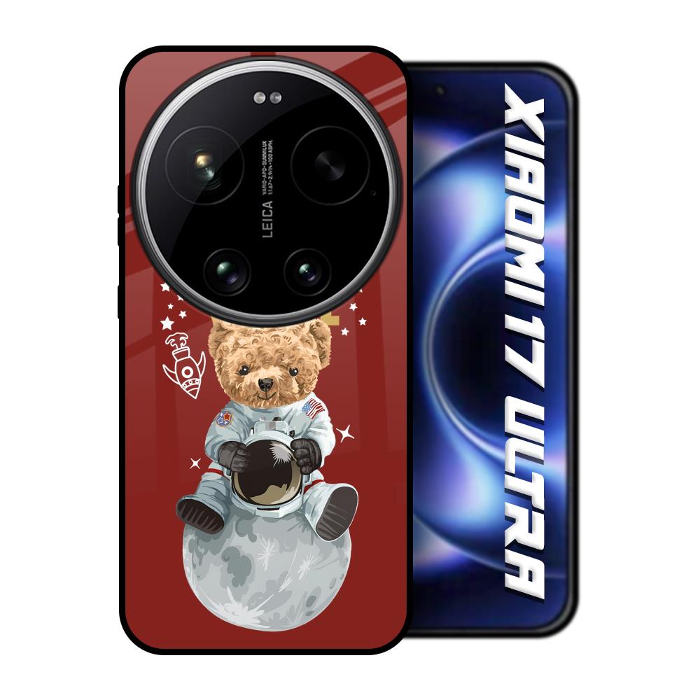 Astronaut Bear Xiaomi 17 Ultra 5G Glass Back Cover Online