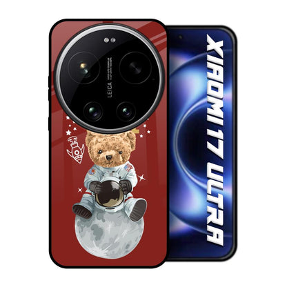 Astronaut Bear Xiaomi 17 Ultra 5G Glass Back Cover Online
