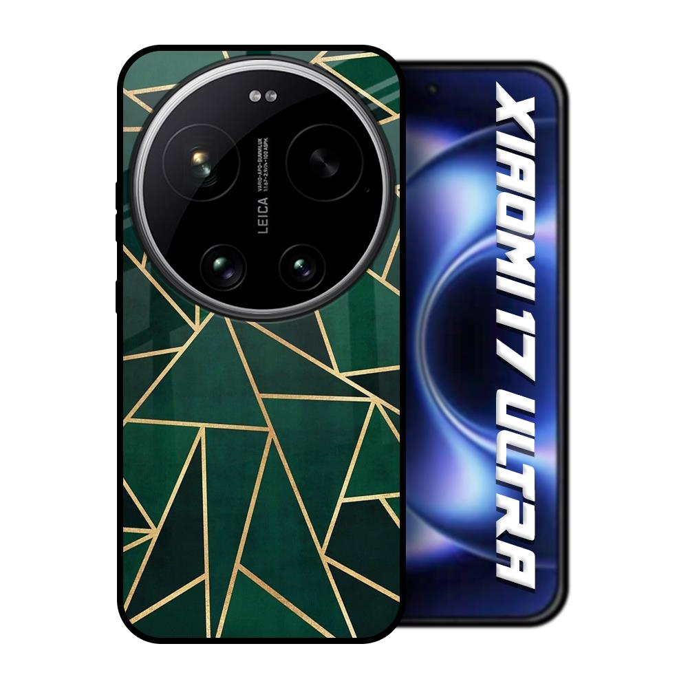 Abstract Green Xiaomi 17 Ultra 5G Glass Back Cover Online