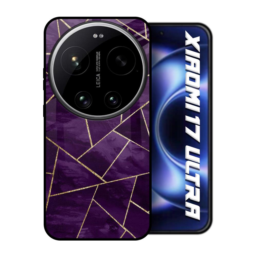Geometric Purple Xiaomi 17 Ultra 5G Glass Back Cover Online