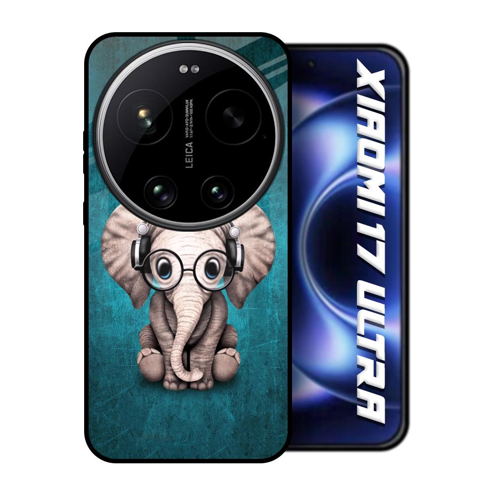 Adorable Baby Elephant Xiaomi 17 Ultra 5G Glass Back Cover Online